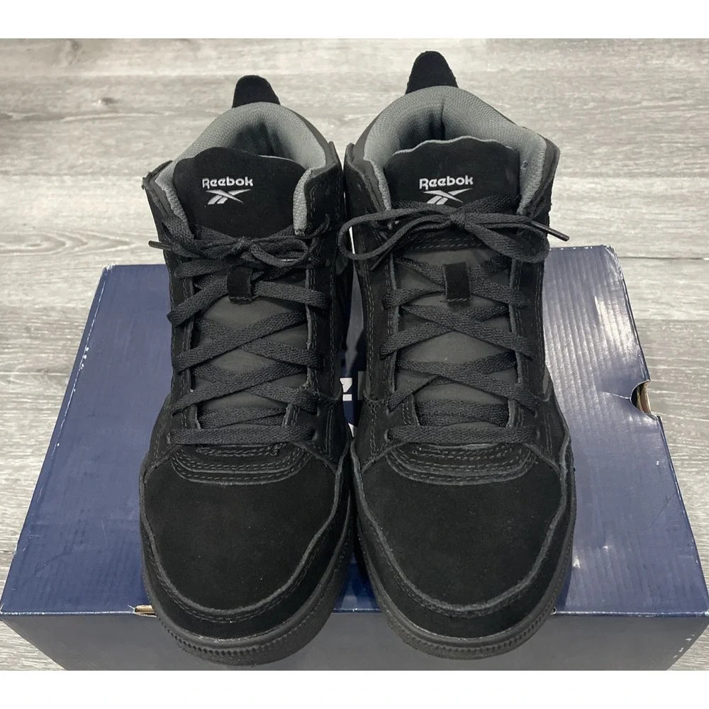 Reebok RB1735 Dayod Safety Toe Skateboard Work High-Top‎ Shoe Black Men's 11.5W